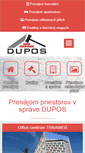 Mobile Screenshot of dupos.sk